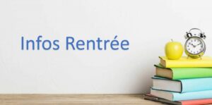 infos rentrée
